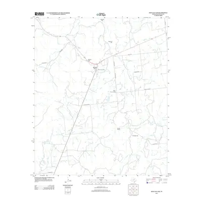 2012 Map of Metcalf Gap, 2012 Print