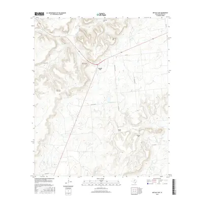 2016 Map of Metcalf Gap, 2016 Print