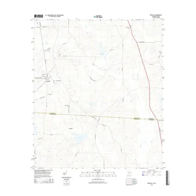 2014 Map of Metcalf, 2014 Print