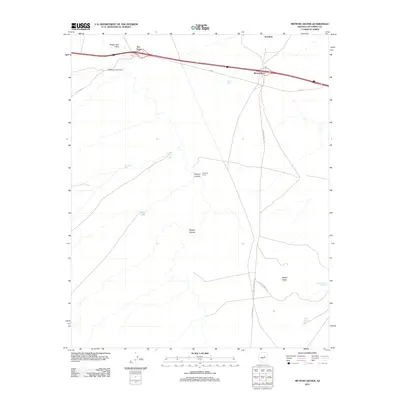 2011 Map of Meteor Crater, 2011 Print