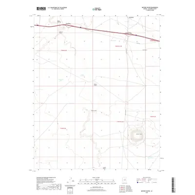 2018 Map of Meteor Crater, 2018 Print