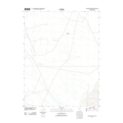 2012 Map of Meteorite Crater, 2012 Print