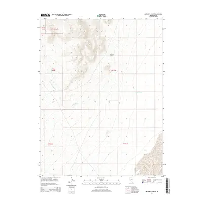 2014 Map of Meteorite Crater, 2014 Print