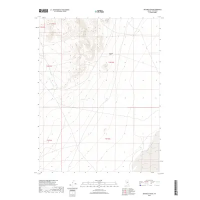 2018 Map of Meteorite Crater, 2018 Print