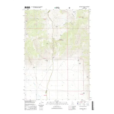 2017 Map of Methodist Creek, 2017 Print