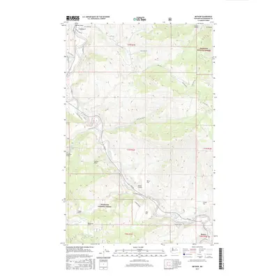 2017 Map of Methow, 2017 Print