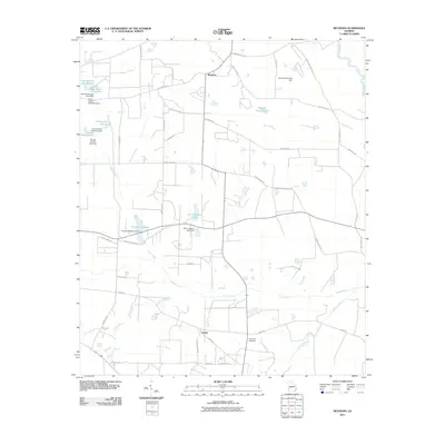 2011 Map of Methvins, 2011 Print