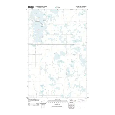 2011 Map of Metigoshe Lake, 2011 Print