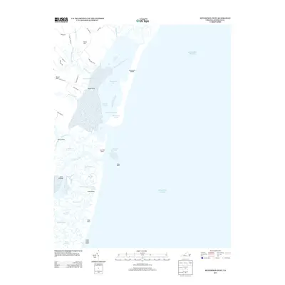 2013 Map of Metompkin Inlet, 2013 Print