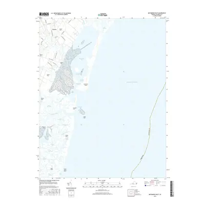 2016 Map of Metompkin Inlet, 2016 Print