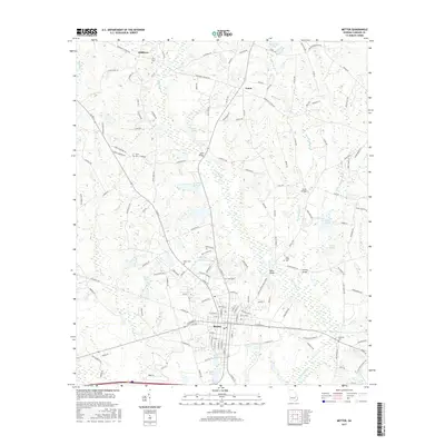 2017 Map of Metter, 2017 Print