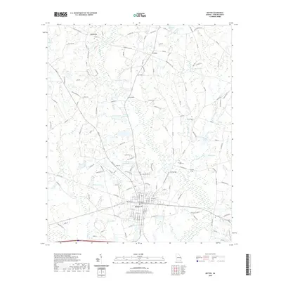 2020 Map of Metter, 2020 Print