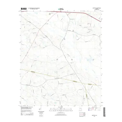 2014 Map of Metter SE, 2014 Print