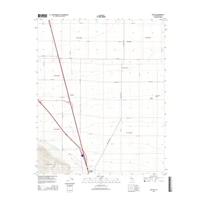 2015 Map of Mettler, 2015 Print
