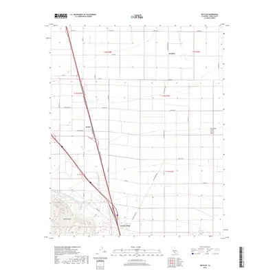 2018 Map of Mettler, 2018 Print