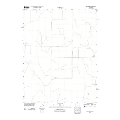 2010 Map of Metz Springs, 2010 Print
