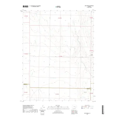 2019 Map of Metz Springs, 2019 Print