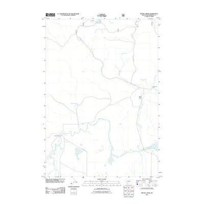 2011 Map of Metzel Creek, 2011 Print
