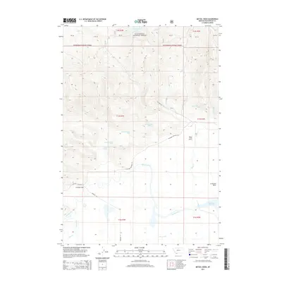 2014 Map of Metzel Creek, 2014 Print