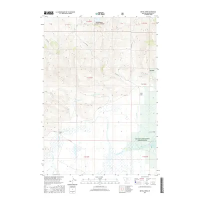 2017 Map of Metzel Creek, 2017 Print