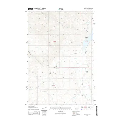 2014 Map of Metzel Ranch, 2014 Print