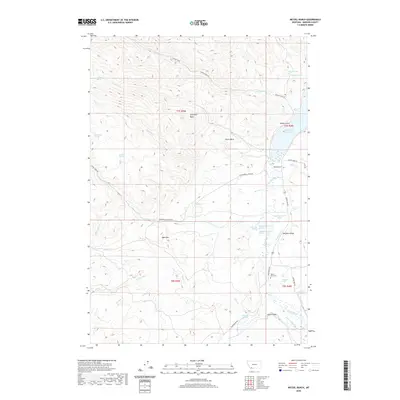 2020 Map of Metzel Ranch, 2020 Print