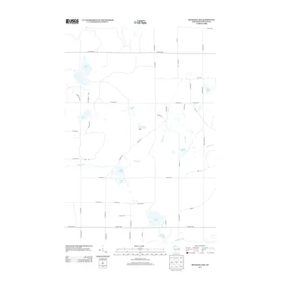2013 Map of Metzger Lake, 2013 Print