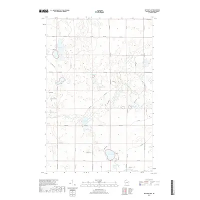 2018 Map of Metzger Lake, 2018 Print
