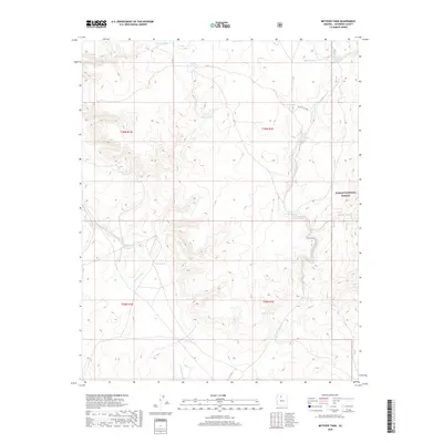2018 Map of Metzger Tank, 2018 Print