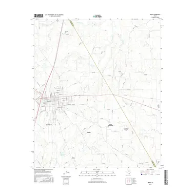 2016 Map of Mexia, 2016 Print
