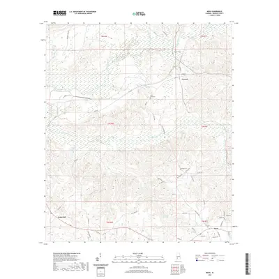 2020 Map of Mexia, 2020 Print