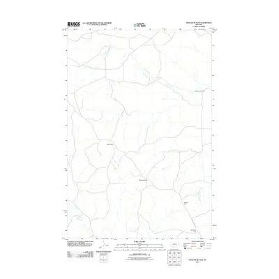 2011 Map of Mexican Buttes, 2011 Print