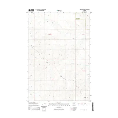 2014 Map of Mexican Buttes, 2014 Print
