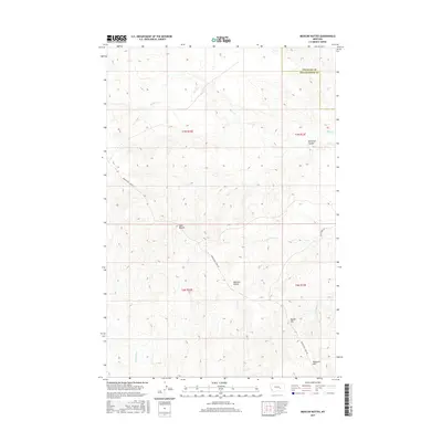 2017 Map of Mexican Buttes, 2017 Print