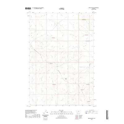 2020 Map of Mexican Buttes, 2020 Print