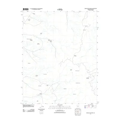 2011 Map of Mexican Cry Mesa, 2011 Print
