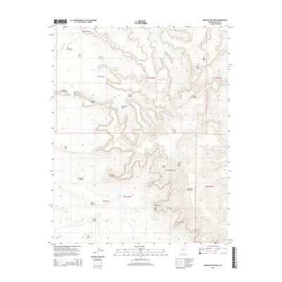 2014 Map of Mexican Cry Mesa, 2014 Print