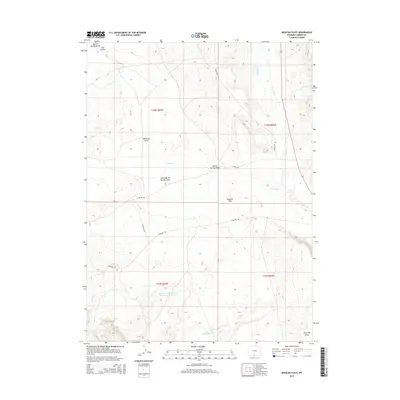2015 Map of Mexican Flats, 2015 Print