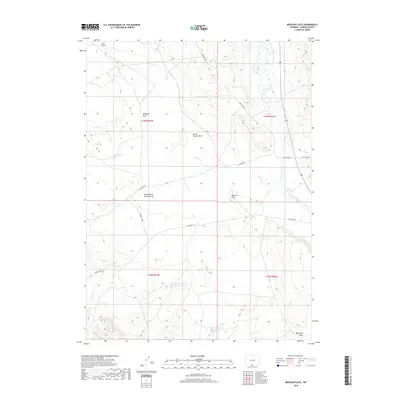 2018 Map of Mexican Flats, 2018 Print