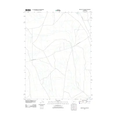 2012 Map of Mexican Flats NW, 2012 Print