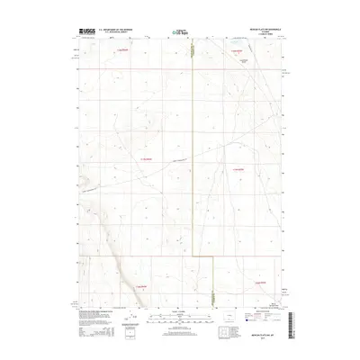 2015 Map of Mexican Flats NW, 2015 Print
