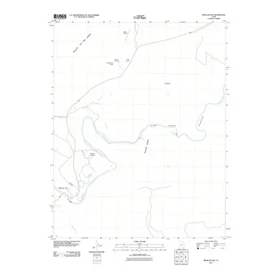 2011 Map of Mexican Hat, 2011 Print