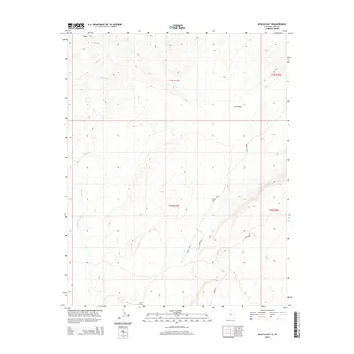 2014 Map of Mexican Hat SE, 2014 Print