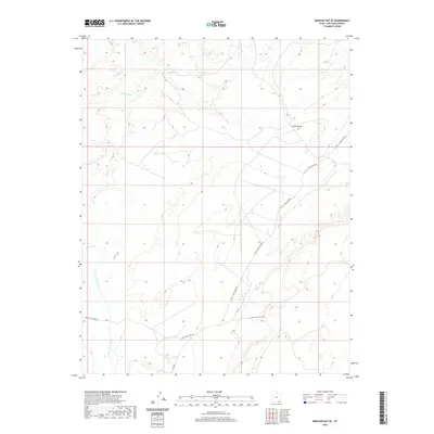2020 Map of Mexican Hat SE, 2020 Print