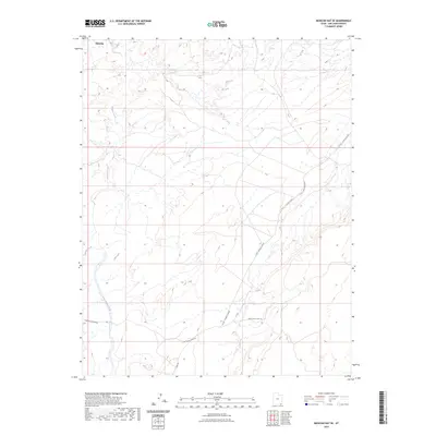 2023 Map of Mexican Hat SE, 2023 Print