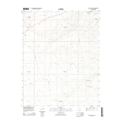 2014 Map of Mexican Hat SW, 2014 Print