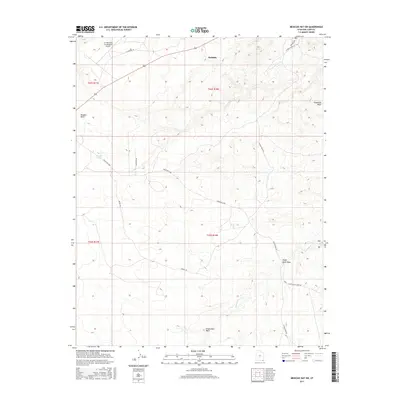 2017 Map of Mexican Hat SW, 2017 Print