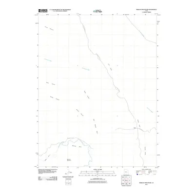 2011 Map of Mexican Mountain, 2011 Print