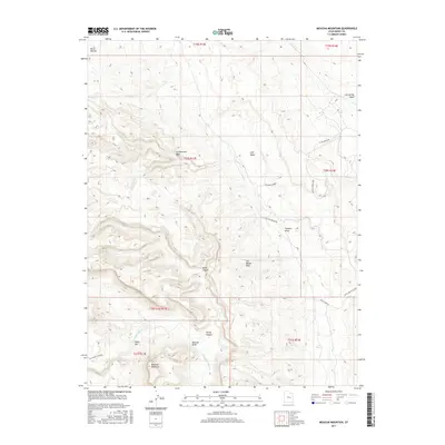 2017 Map of Mexican Mountain, 2017 Print