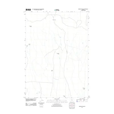 2012 Map of Mexican Pass, 2012 Print